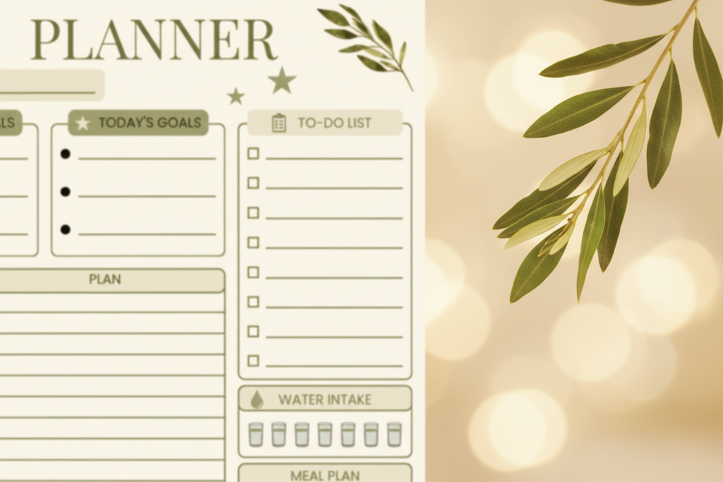  Olive daily planner