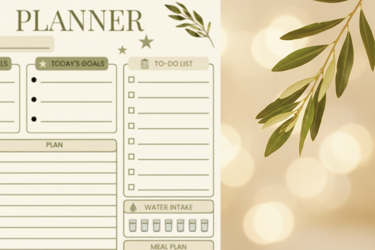  Olive daily planner