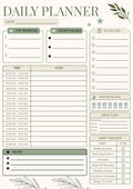  Olive daily planner